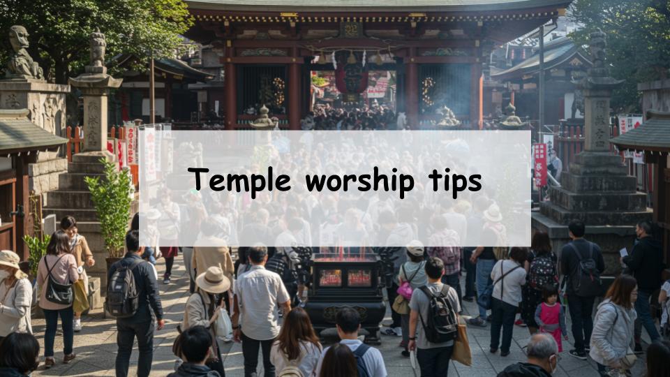 temple worship tips