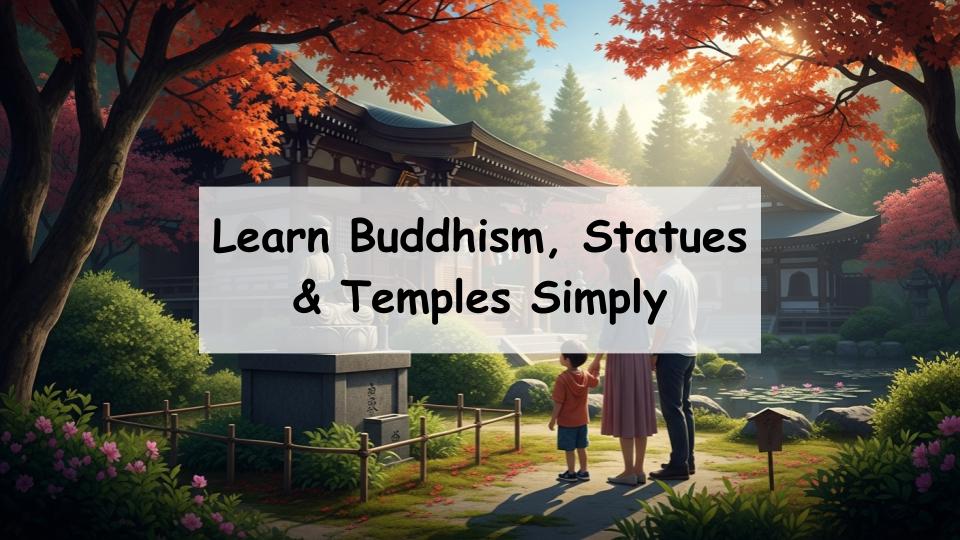 child temple buddhism statues